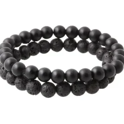 2 Perlearmbånd "Darks"