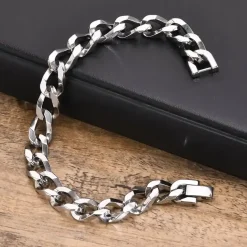 Abreck herrearmbånd i stål.