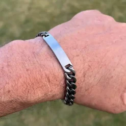 Arghi matteret stålarmbånd Deluxe