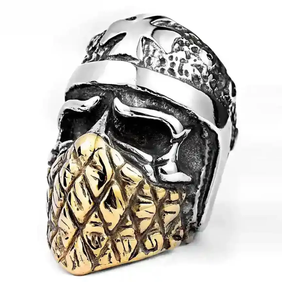 Biker ring i rustfri stål