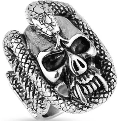 Bikerring med slange