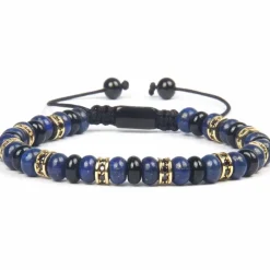 Blue Aila perlearmbånd med Lapis perler