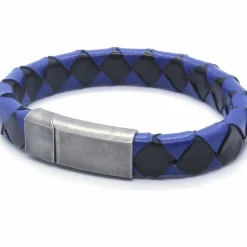 Blue/Black Netri armbånd