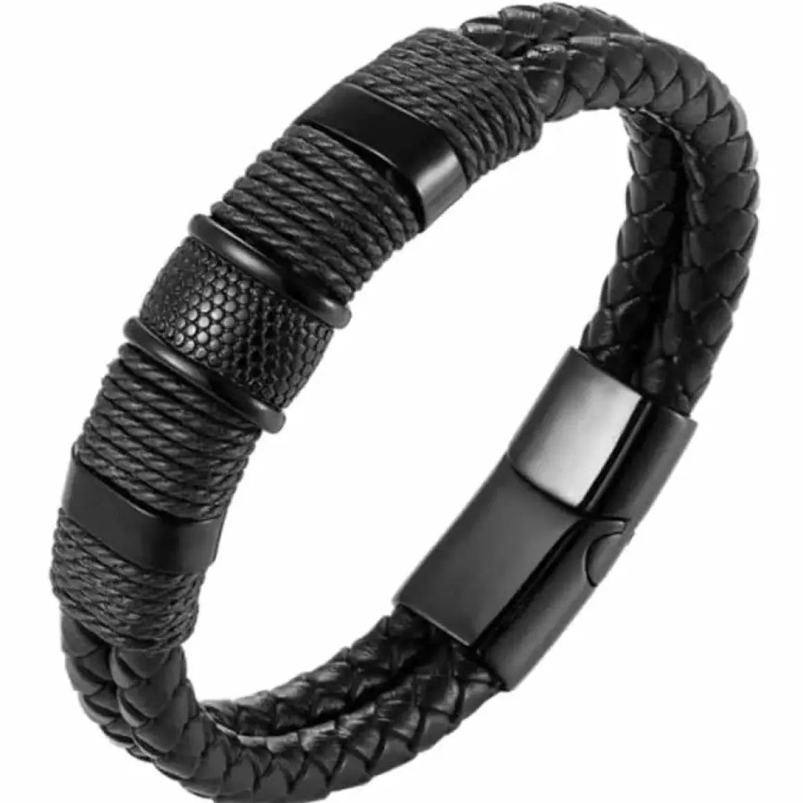 Bololæder Dobbelt i sort "Crawe"