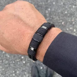 Bololæder Dobbelt i sort "Crawe"