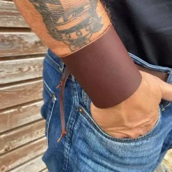 Brown Rock læderarmbånd