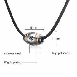 China rustfri stål halskæde med vedhæng