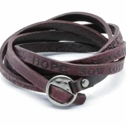 Dark string - læderarmbånd.