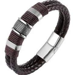 DB Classic Brown Crawe læderarmbånd.