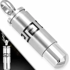 Ædelstål massiv halssmykke