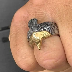 Eagle Spirit Ring – Stålets Vinger