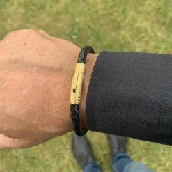 Elian læderarmbånd LUX Black