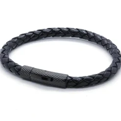 Elian læderarmbånd LUX Black in Black