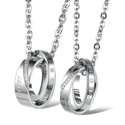 Eternity halskæder til par.
