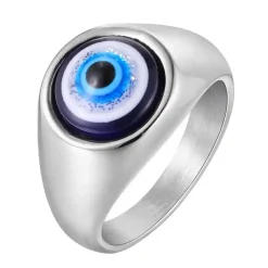 Evil Eye Herrering – Rustfri Stål