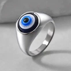 Evil Eye Herrering – Rustfri Stål