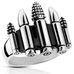 Five Bull / Rustfri stål ring.