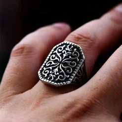 Flaté herrering i rustfri stål