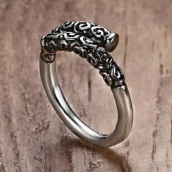 Floki Vikingering i stål.