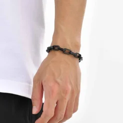 Giaca blackcoatet stålarmbånd 20cm