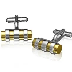 Goldbelagte manchetknapper