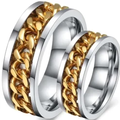 Golden chain forlovelsesring