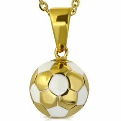 Golden Fodbold i Rustfrit stål