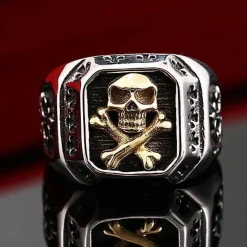 Golden skull for mænd