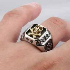 Golden skull for mænd