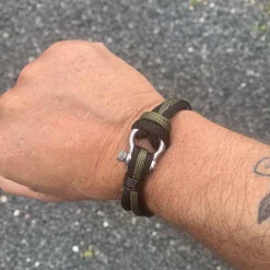 Green/black Sailorman herrearmbånd