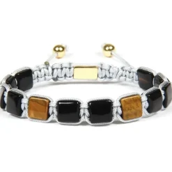 Grey Delayat armbånd handmade