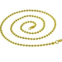 Gylden kugle stålkæde