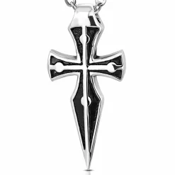 Halssmykke "P" Rustfrit stål.