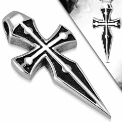 Halssmykke "P" Rustfrit stål.