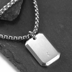 Hard Steel halssmykke i ædelstål