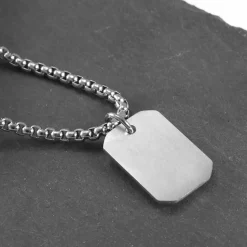 Hard Steel halssmykke i ædelstål