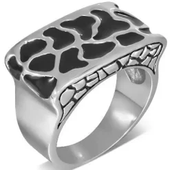 Herrering "BrotherHood" Rustfrit stål.