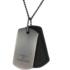 Imagination dog tags.