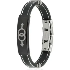 Imt. Læderarmbånd "Pride"