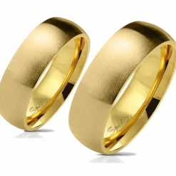 IP forgyldt forlovelsesring.