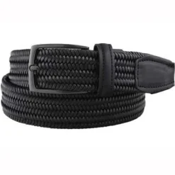 Italy style læderflet sort