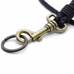 Keyhanger i læderflet.