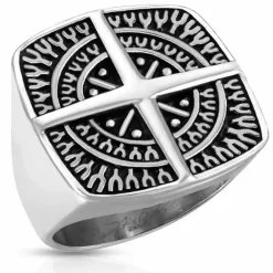 Kompass herrering i rustfri stål