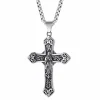 Kors med jesus på kors halssmykke