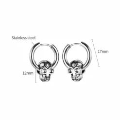 Kranie ørering i rustfri stål