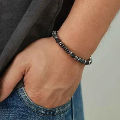 Lava og hametit perler "Straight"