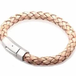 Læderarmbånd i naturlæder