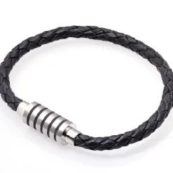 Læderarmbånd med Bolo