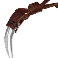 Læderhalskæde "Rawe Silver"