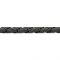 Læderkæde i boloflet 2mm